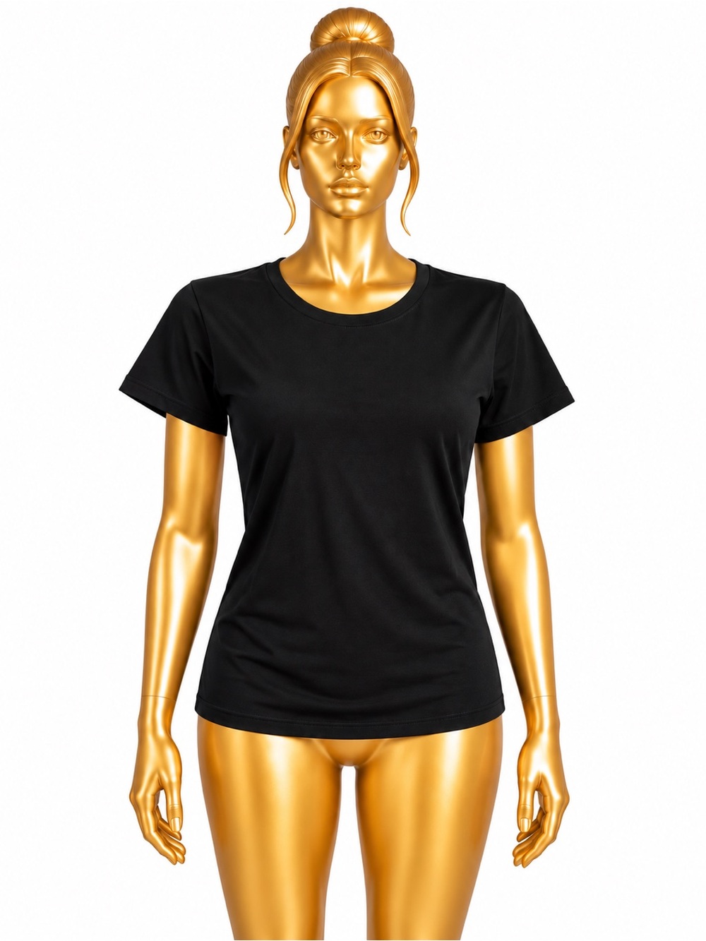 American Apparel Black Crew Neck T-Shirt Women’s Size Small 100% Cotton